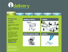 Tablet Screenshot of idelivery.ie